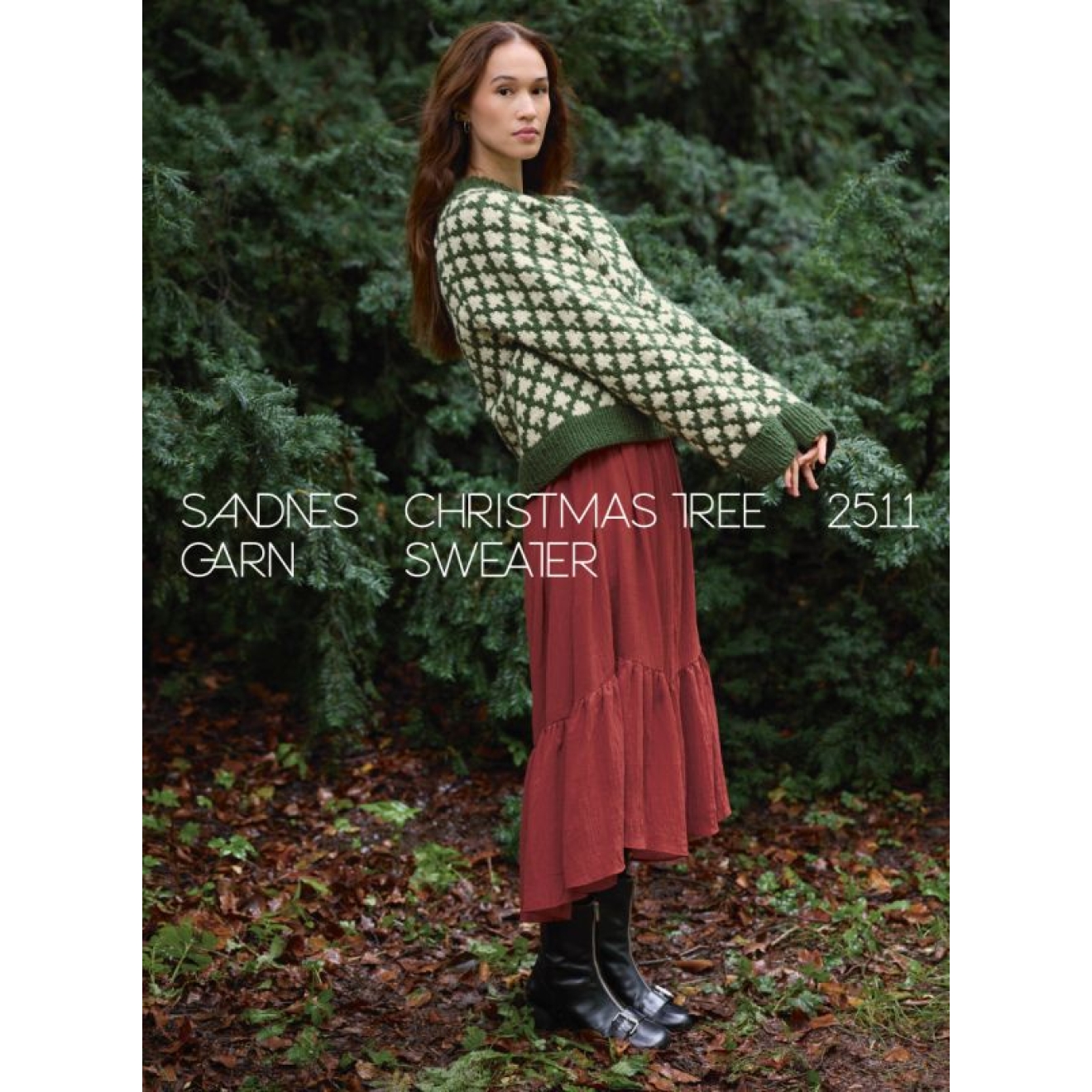Anleitungsheft 2511 Christmas Tree Sweater, materialshophandwerk.de