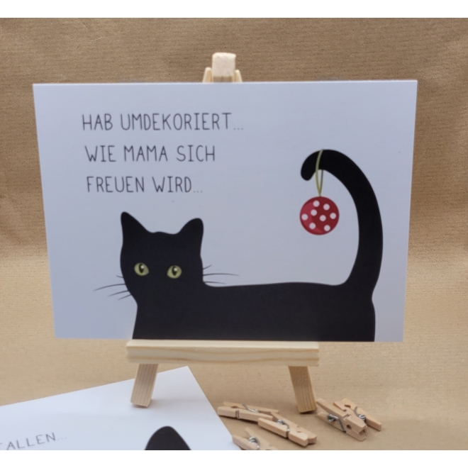 Postkarten-Set „Katzen mit Charakter“ (4er-Set)