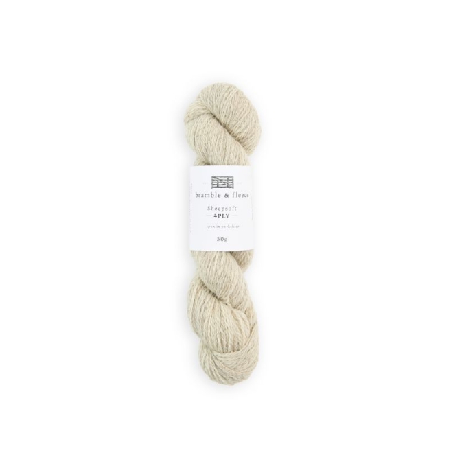 bramble & fleece Sheepsoft 4 Ply – Wollmix aus Bluefaced Leicester & Masham, 220 m / 50 g