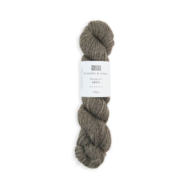 bramble & fleece Sheepsoft Aran – Wollmix aus Bluefaced Leicester & Masham, 175 m / 100 g