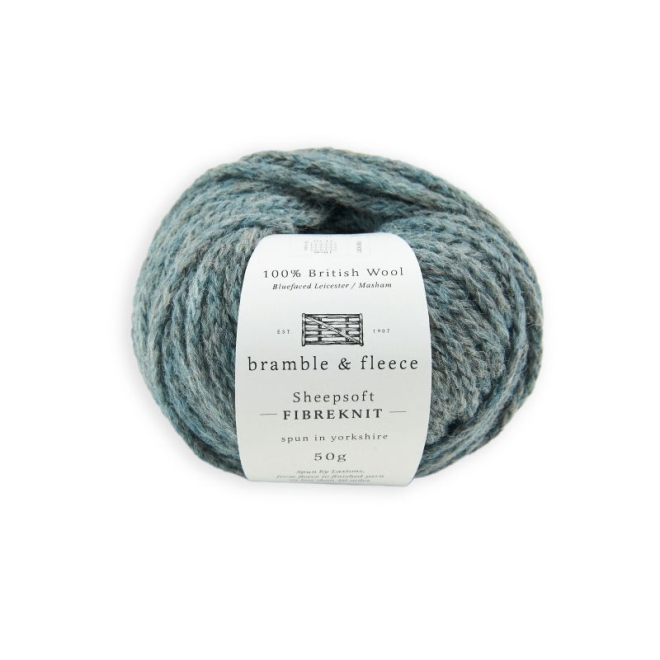 bramble & fleece Sheepsoft Fibreknit – Wollmix aus Bluefaced Leicester & Masham, 65 m / 50 g