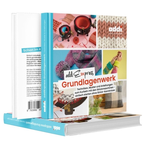 addiExpress Grundlagenbuch Deutsch – Strickmaschinen Buch