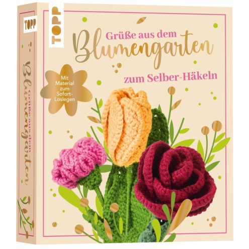 Grüße aus dem Blumengarten - zum selber Häkeln