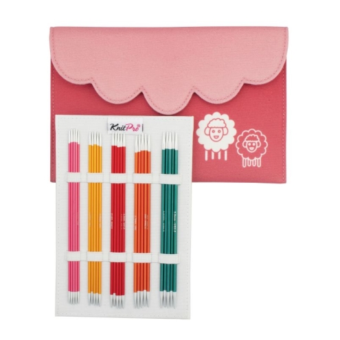 KnitPro Zing Deluxe Nadelspiel - Set 15 cm - 2,00 mm - 4,00 mm