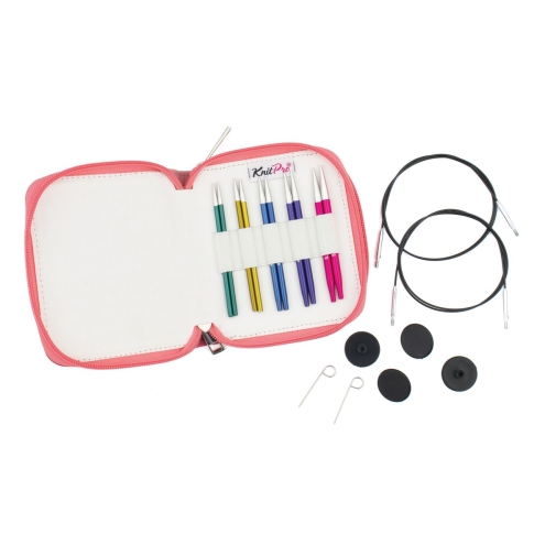 KnitPro Zing Starter auswechselbare Nadelspitzen Zing Alu 3,00 - 5,00 mm 13 cm
