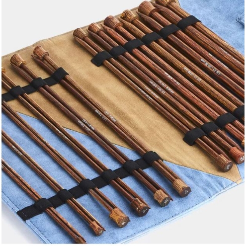 Nadelset Grande Jackenstricknadeln Ginger Holz, 25 cm 3,50 - 12,00 mm