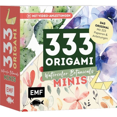 333 Origami Minis – Watercolor Botanicals