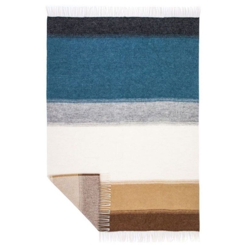 Lopi LÓN Isländische Wolldecke 130x200 cm – 100% Schurwolle Premium Decke