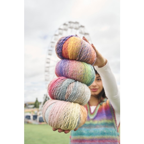 Kremke Soul Wool Color Crush – Schurwolle mit Farbverlauf, 100 g