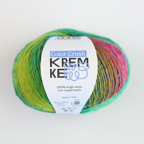 Kremke Soul Wool Color Crush – Schurwolle mit Farbverlauf, 100 g