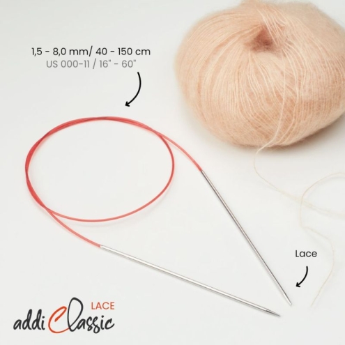 Feinstricknadel hochglänzend
