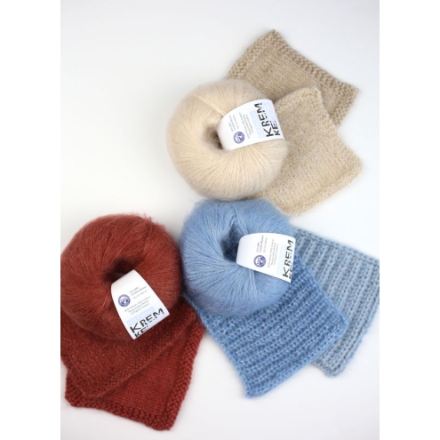 Kremke Soul Wool Kid Cotton – Mohair-Baumwollgarn, 25 g