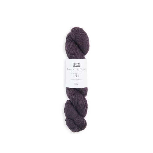 bramble & fleece Sheepsoft 4 Ply – Wollmix aus Bluefaced Leicester & Masham, 220 m / 50 g